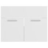 vidaXL Bathroom Furniture Set White Engineered Wood