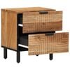 vidaXL Bedside Cabinets 2 pcs 40x33x46 cm Solid Wood Acacia