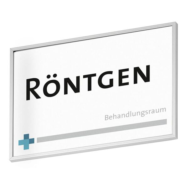 MOEDEL Door Sign Madrid A6 Silver