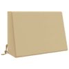 vidaXL Back Cushion SOEST 100% Polyester Beige 60 x 20 x 40 cm