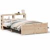 vidaXL Bed Frame with Headboard without Mattress 120x200 cm