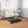 vidaXL Faux Sheepskin Rug Tafalla Black 80 x 120 cm Polyester