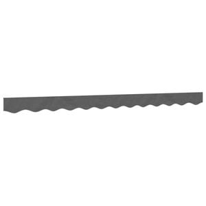 vidaXL Replacement Awning Valance Fabric | Anthracite Stripe