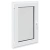 vidaXL Basement Window RISOR 60 x 100 cm PVC and Glass White