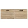 vidaXL Wall Cabinet Sonoma Oak 100x36.5x35 cm Engineered Wood