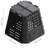 vidaXL Garden Composter Black 93.3x93.3x80 cm 480 L