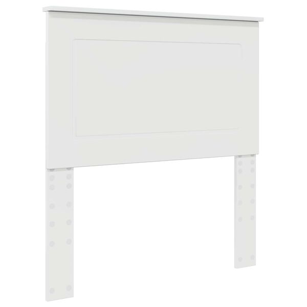 vidaXL Headboard Gloss White 100 cm Engineered Wood