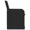 vidaXL Dining Chairs 2 pcs Black 57 x 67 x 95 cm Fabric