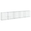 vidaXL Gabion Basket with Cover 500x50x100 cm Galvanised Iron