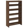 vidaXL Shoe Rack Brown Oak 60x25x100 cm Engineered Wood
