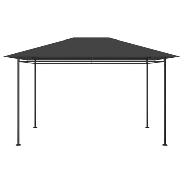 vidaXL Gazebo 384x281x270 cm Anthracite 180 g/m&sup2;
