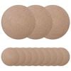 vidaXL Jute Placemets 12 pcs Natural 100% Tossa Jute
