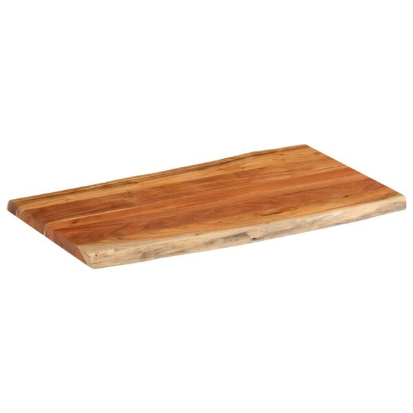 vidaXL Table Top 100x60x2.5 cm Rectangular&nbsp;Solid Wood Acacia Live Edge