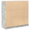 vidaXL Sideboard Concrete Grey 100x35x99 cm Engineered Wood