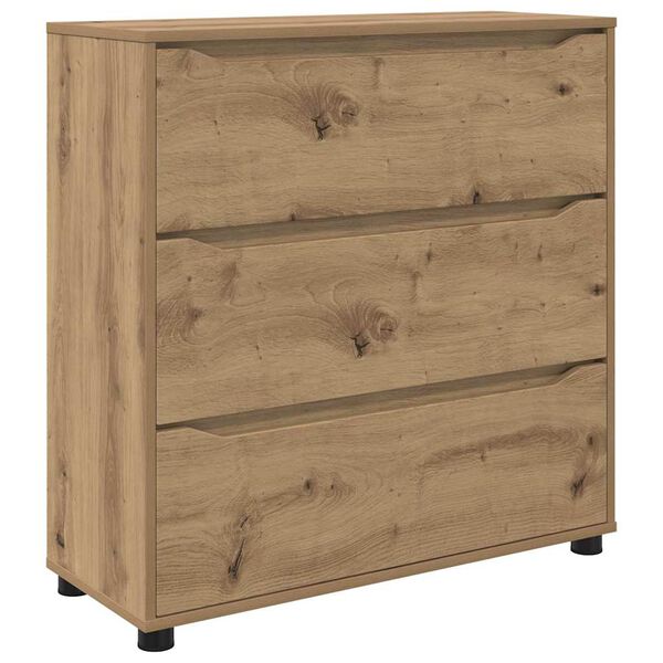 vidaXL Storage Cabinet Artisan Oak 80 x 31 x 81 cm Engineered Wood