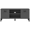 vidaXL Shoe Bench VIKEN Anthracite Grey 106x35x45 cm Engineered Wood