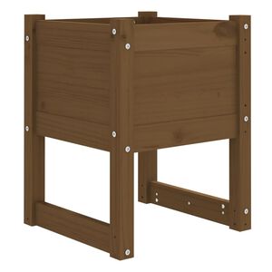vidaXL Planter Honey Brown 40x40x52,5 cm Solid Wood Pine