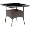 vidaXL Dining Table | Brown and Black