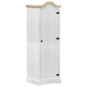 vidaXL Wardrobes with Shelf White 55 x 52 x 170 cm Solid Pine Wood