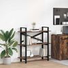 vidaXL Bookshelf Smoked Oak 100 x 33.5 x 102 cm Engineered Wood