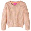 vidaXL Kids' Sweater Knitted Soft Pink 92