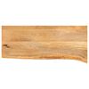 vidaXL Table Top Live Edge 80x40x2,5 cm Solid Wood Mango