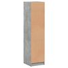 vidaXL Highboard with Glass Door Concrete Grey 35x37x142 cm