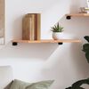 vidaXL Wall Shelf Light Brown 60x30x2 cm Treated Solid Wood Oak