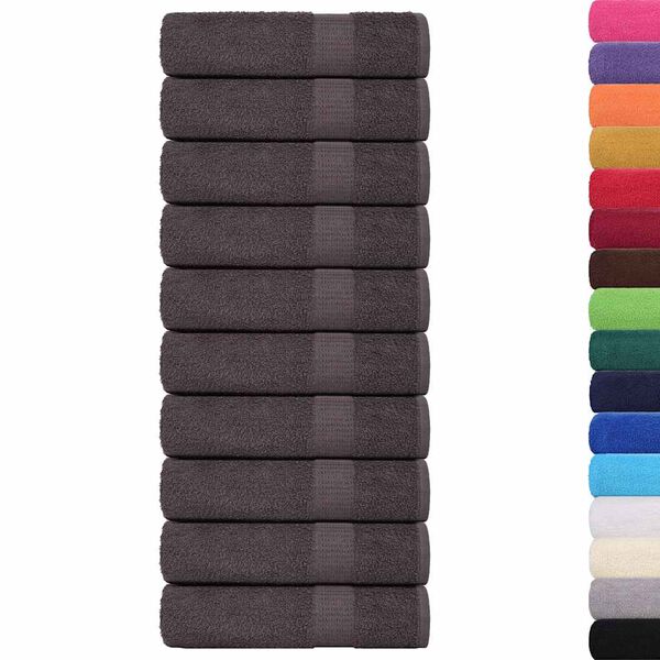 vidaXL Bath Towels 25 pcs "FROGN" Anthracite 100x150 cm 100% Cotton