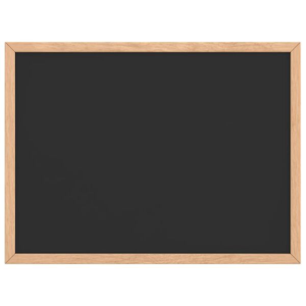 vidaXL Chalkboard with Solid Pine Wood Frame Black 40x30 cm