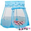 vidaXL Children Play Tent with 250 Balls Blue 102x102x82 cm