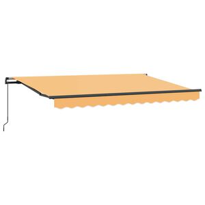 vidaXL Retractable Awning Sand 3.5 x 2 m Fabric