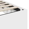 vidaXL Ottoman Bed Frame White 203 x 140 x 25 cm Engineered Wood