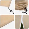 vidaXL Frost Protection Plant Fleece Covers 5 pcs Beige 1.55 x 1.55 m