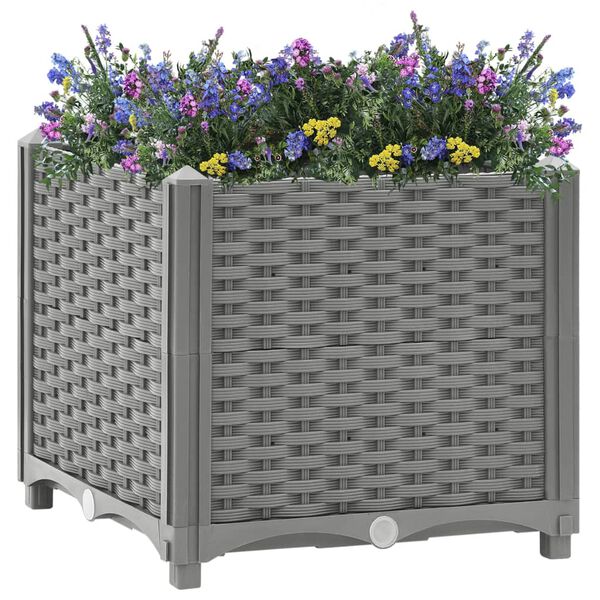 vidaXL Raised Bed 40x40x38 cm Polypropylene
