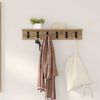 vidaXL Wall-Mounted Coat Rack Artisan Oak 60 x 10.5 x 10.5 cm