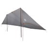vidaXL Vehicle Awning with Roof Grey and Orange 518 x 580 x 215 cm