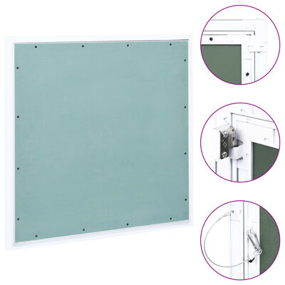 vidaXL Access Panel with Aluminium Frame and Plasterboard 700x700 mm