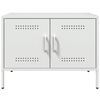 vidaXL TV Cabinet White 68x39x50.5 cm Steel