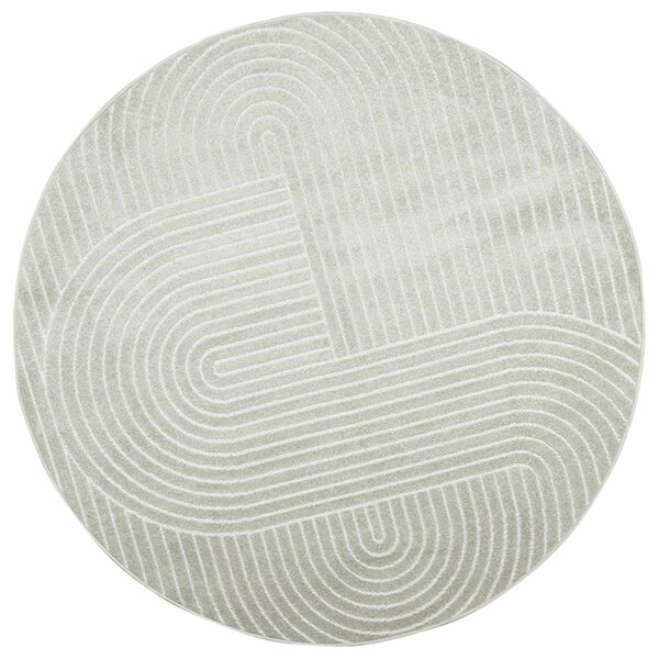 vidaXL Area Rugs Round PALMERAS Green &Oslash; 160 CM Polyester