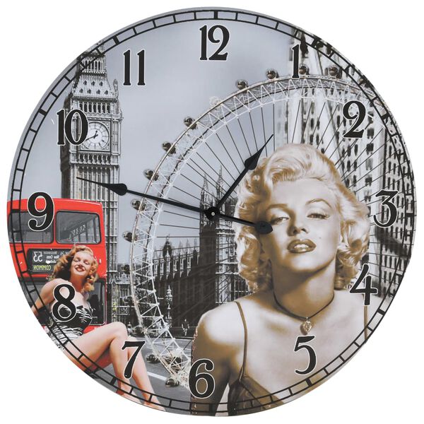 vidaXL Vintage Wall Clock 60 cm