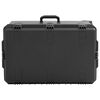 vidaXL Portable Flight Case Black 79.5x52x39 cm PP