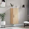 vidaXL Wall Mounted Cabinet Sonoma Oak 34.5x34x90 cm Engineered Wood