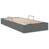 vidaXL Storage Bed with Mattress Dark Grey 90 x 190 cm Fabric