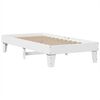 vidaXL Bed Frame without Mattress White 90x190 cm Single Solid Wood Pine