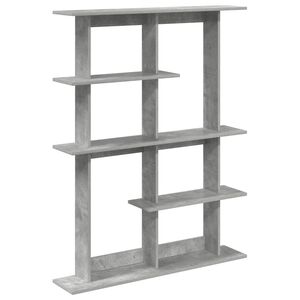 vidaXL Wall Shelf Concrete Grey 102 x 20 x 130 cm