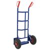 vidaXL Hand Trolley Blue and Red 57 x 46 x 113 cm Steel