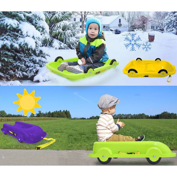 JAMARA 2-in-1 Bobsled Summer Winter Green