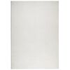 vidaXL Rug IZA Short Pile Scandinavian Look Cream 140x200 cm