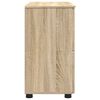vidaXL Bathroom Cabinet with Drawer Sonoma Oak 76.5 x 35 x 64 cm